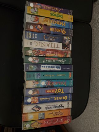 Lote VHS Disney Clásicos (Español)