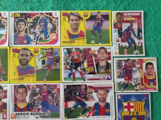 Lote cromos FC Barcelona Liga Este Panini