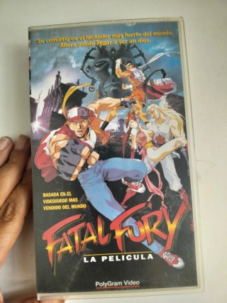 Fatal Fury La Pelicula VHS Anime Español