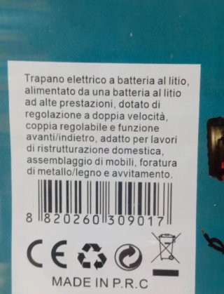 Trapano avvitatore 48VF Li-Ion con cassetta