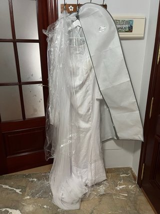 Vestido de Novia con Velo