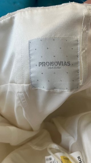 Vestido vintage dorado y blanco 2000