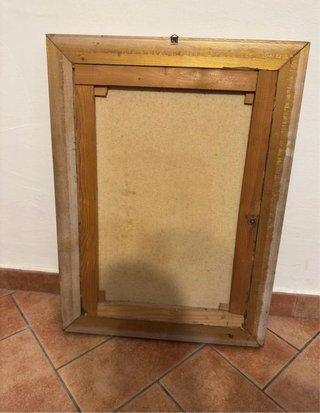 Quadro Astratto Materico Antico