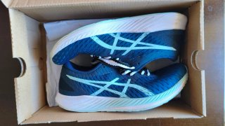 Zapatillas Asics Running Azul y Blanco