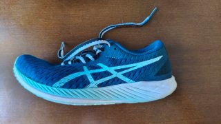 Zapatillas Asics Running Azul y Blanco