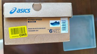 Zapatillas Asics Running Azul y Blanco