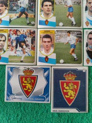 Lote cromos Real Zaragoza Liga Este Panini