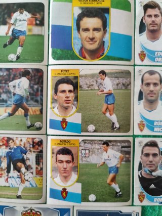 Lote cromos Real Zaragoza Liga Este Panini