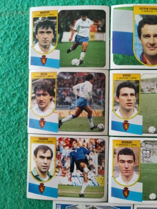 Lote cromos Real Zaragoza Liga Este Panini