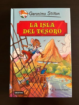 Libro “La isla del tesoro”. Geronimo Stilton.