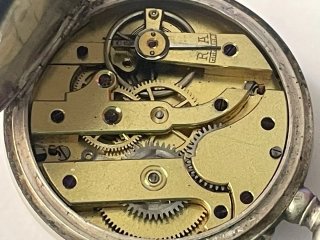 Reloj de bolsillo plata doble esfera