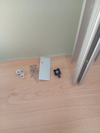 Puerta corredera de cristal 205 X 85 cm