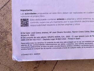 Matemáticas I 1 Bachillerato
