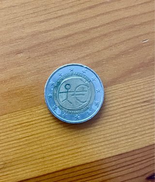 Moneda 2 Euros Monigote Republica Francesa