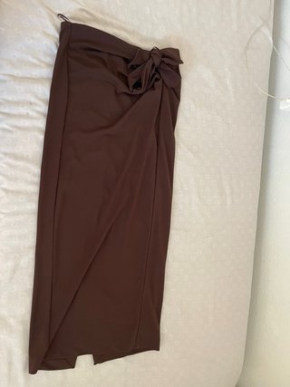 Falda larga Zara