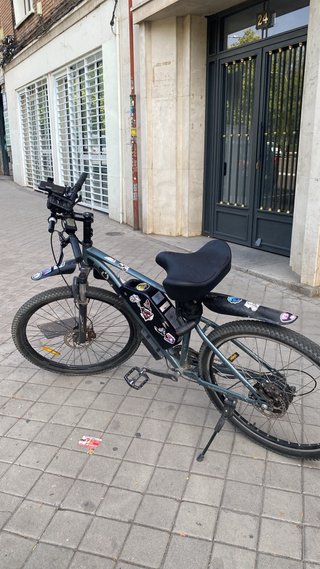 Bicicleta eléctrica con batería Chamryder