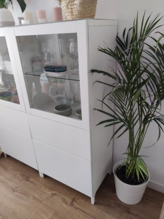 Vitrina Ikea Blanca y Transparente