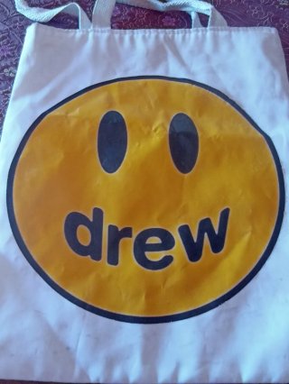 Borsa Drew House Smiley Face Gialla