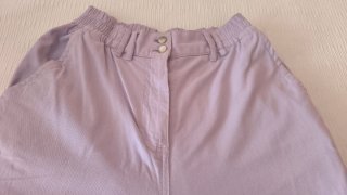 Pantalón cargo mujer morado Bershka