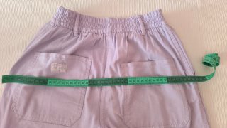 Pantalón cargo mujer morado Bershka