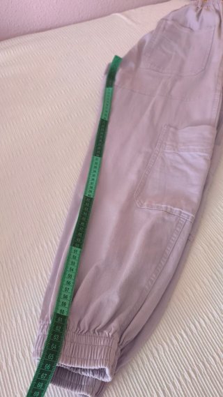 Pantalón cargo mujer morado Bershka