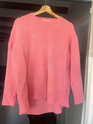Jersey punto malla rosa talla única