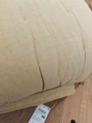 Edredón Zara Home Lino y Algodón Beige