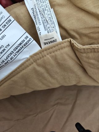 Edredón Zara Home Lino y Algodón Beige