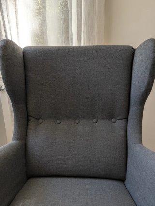 Sillón butaca gris Ikea STRANDMON