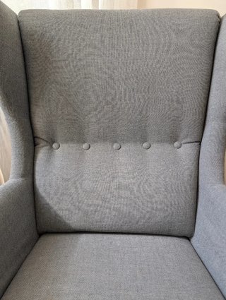 Sillón butaca gris Ikea STRANDMON