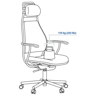 Silla de escritorio Silla gaming