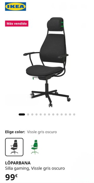 Silla de escritorio Silla gaming