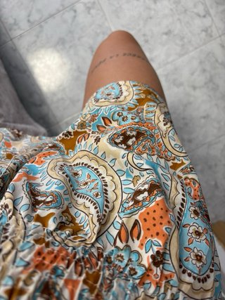 Pantalón corto estampado paisley