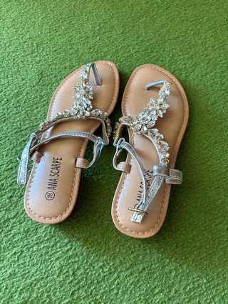 Sandali gioiello Ana Scarpe argento/oro 38