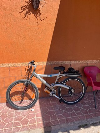 Bicicleta Eléctrica Plata