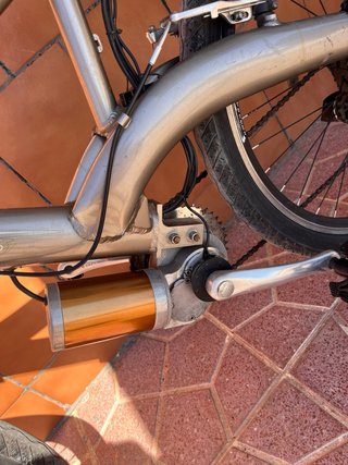 Bicicleta Eléctrica Plata