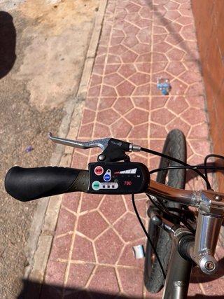Bicicleta Eléctrica Plata