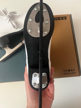 Pattini da ghiaccio Roces per bambini bianchi