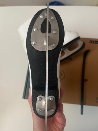 Pattini da ghiaccio Roces per bambini bianchi