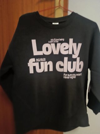 Sudadera Lovely fun club chica