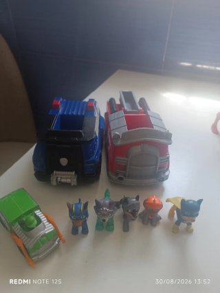 Figuras y coches de Paw Patrol