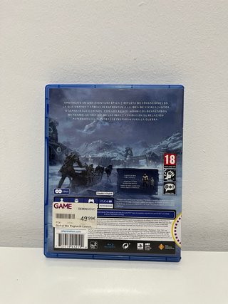 God of War Ragnarök PS4.