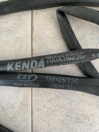 Cámaras bicicleta carretera fixie CST Kenda 2x