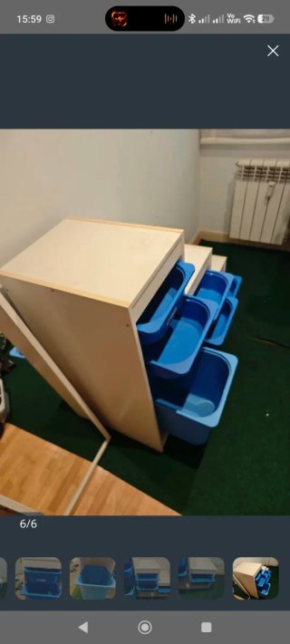 Estantería Ikea Trofast (SIN LAS CAJAS AZULES)