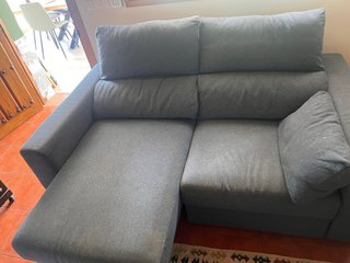 Sofá IKEA 2 plazas tela azul