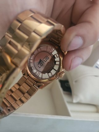 Reloj Lotus Chapado Oro Rosa Mujer