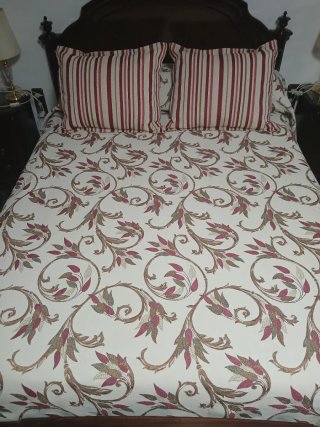 Conjunto Colcha, Cojines y Cortinas