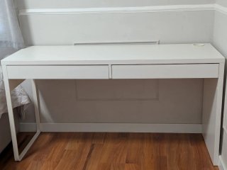 Escritorio Ikea Blanco 2 Cajones