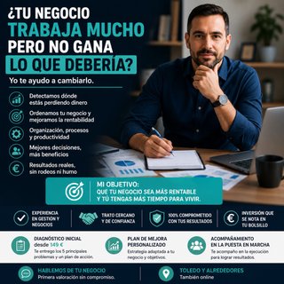 Te ayudo a rentabilizar tu negocio