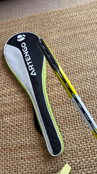 Raqueta de squash Artengo con funda